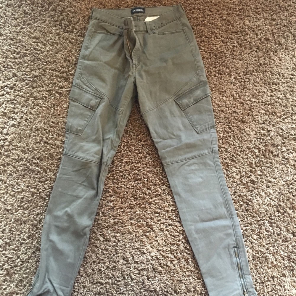 Army green pants